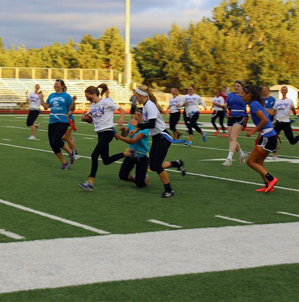 Powderpuff game brings football, fun to girls at MHS