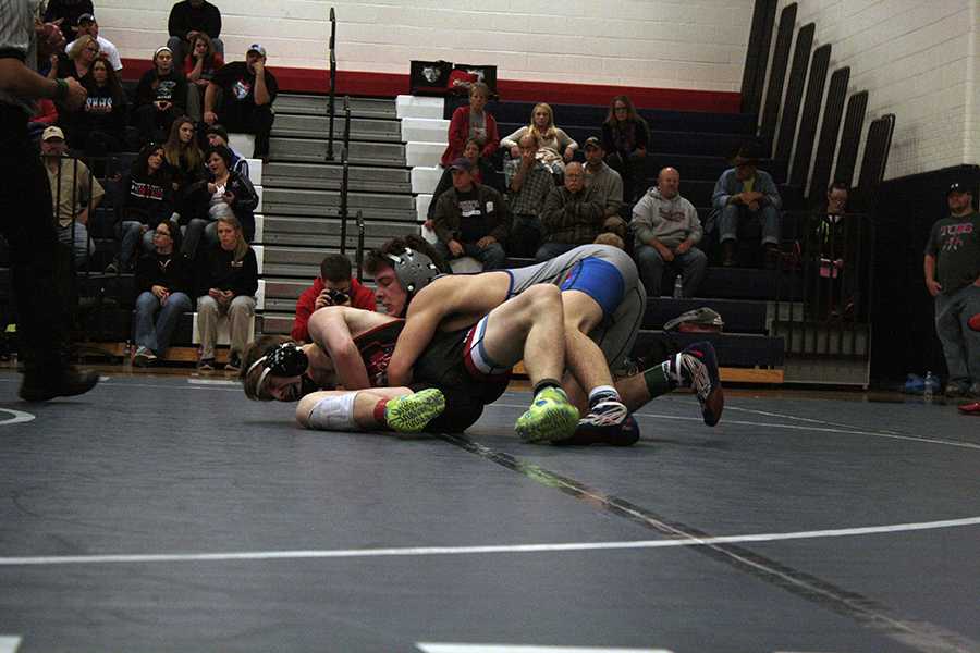 Wrestlers take second in home dual tournament