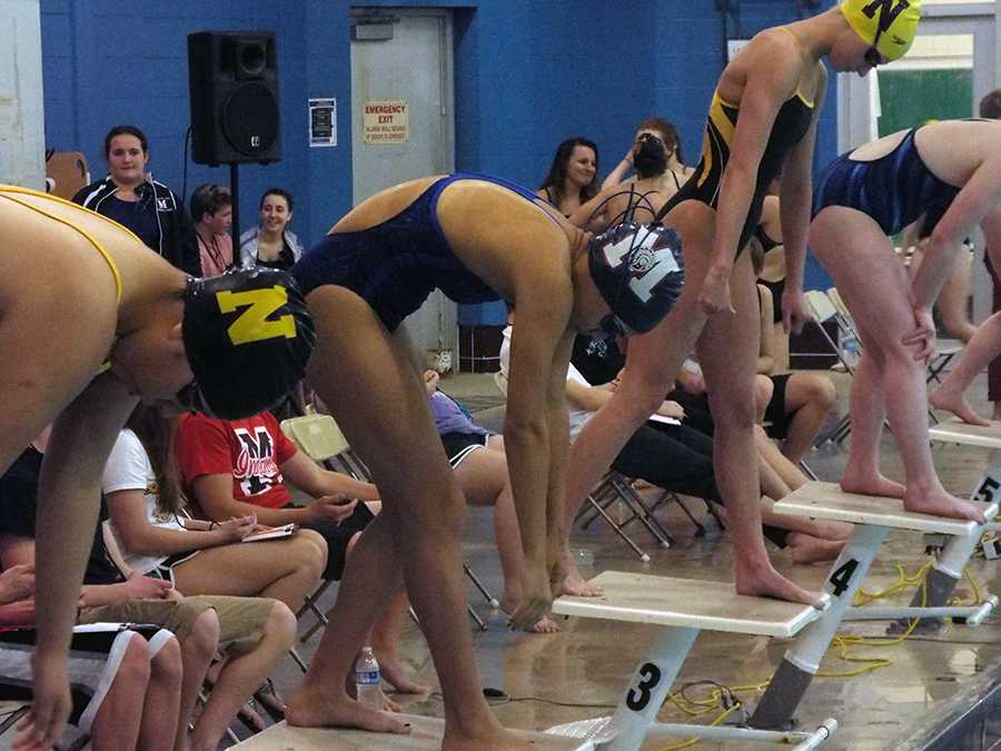 Swimmers show development in opening meets