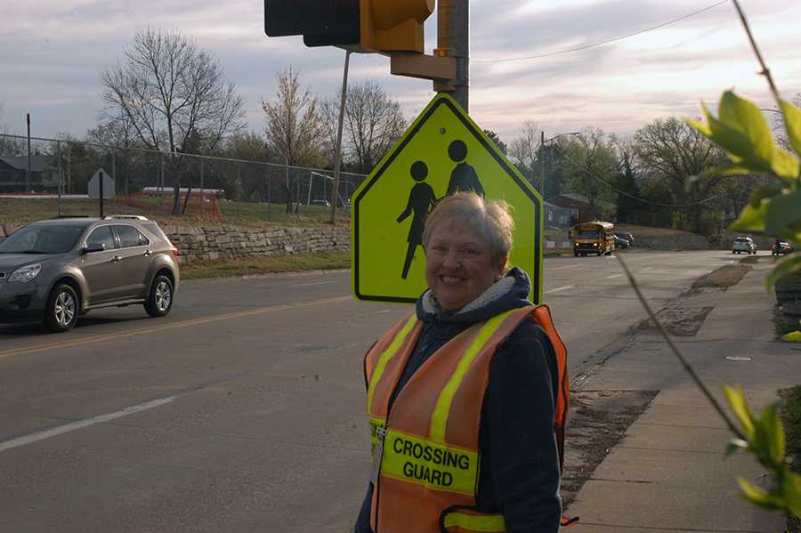 Abernathy takes pride in crosswalk duties