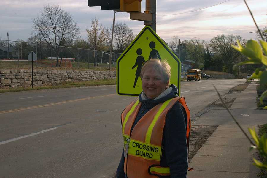 Abernathy takes pride in crosswalk duties